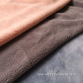 Warm Soft Double-Sided Coral Fleece Polyester Fabric